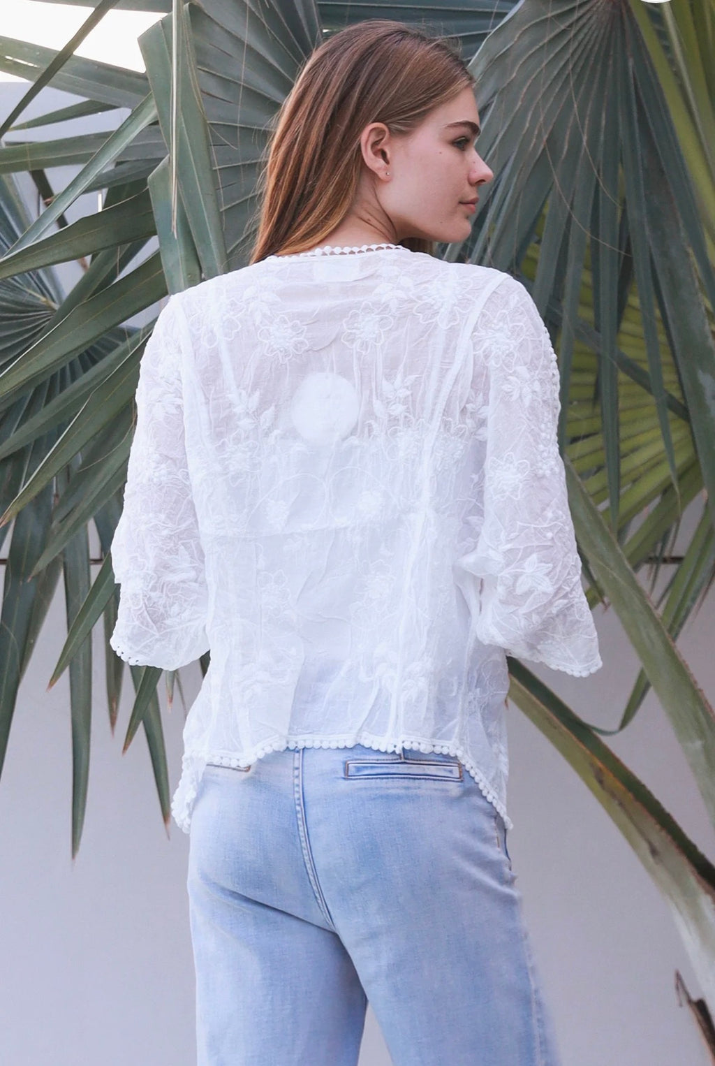 Cotton Willow Top White