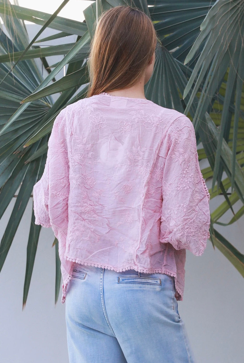 Cotton Willow Top Pink