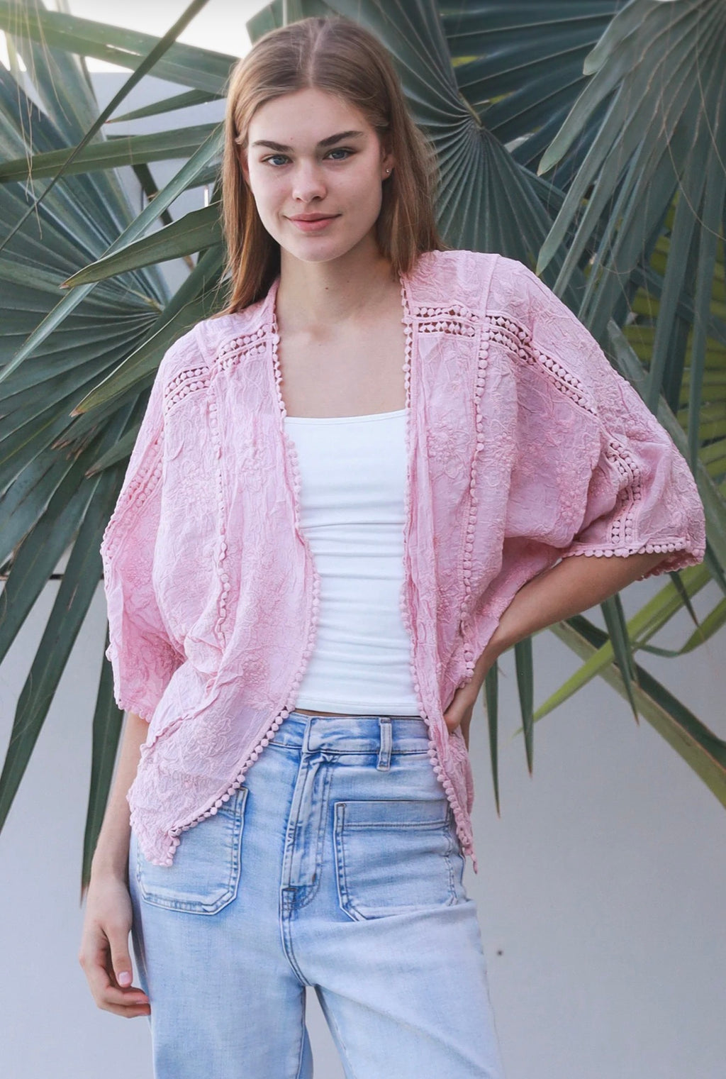 Cotton Willow Top Pink